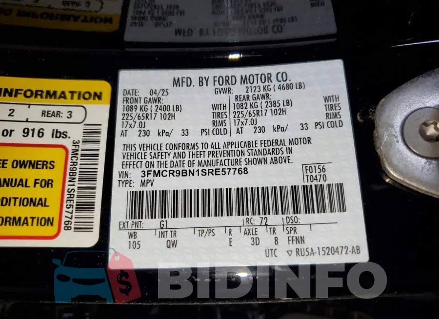 3FMCR9BN1SRE57768 Photo# 13