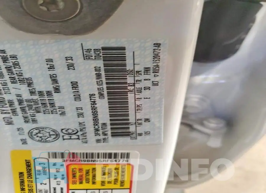 3FMCR9BN9SRF64776 Photo# 13