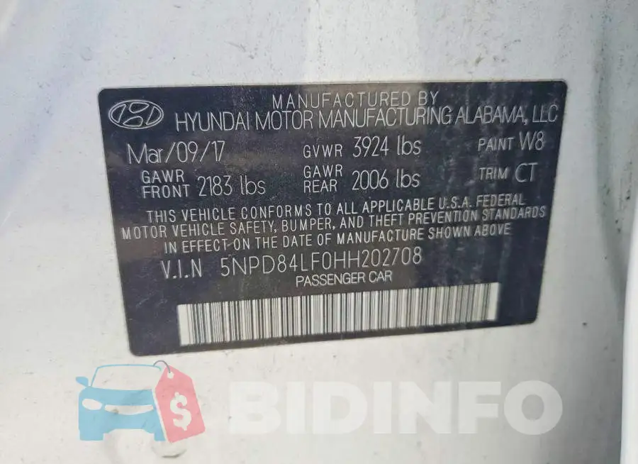 5NPD84LF0HH202708 Photo# 12