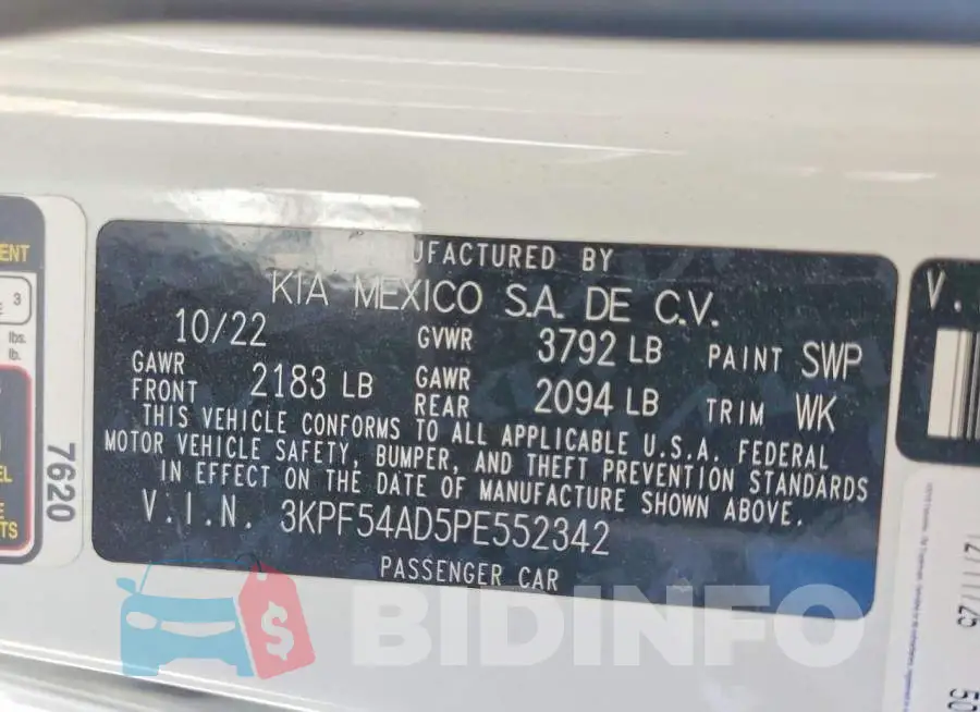 3KPF54AD5PE552342 Photo# 12