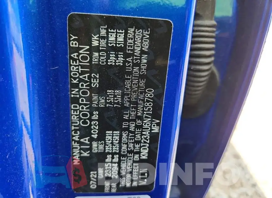 KNDJ23AU6N7158780 Photo# 12