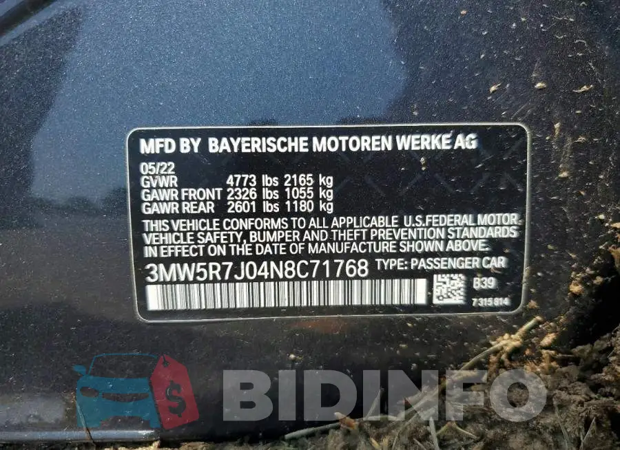 3MW5R7J04N8C71768 Photo# 12
