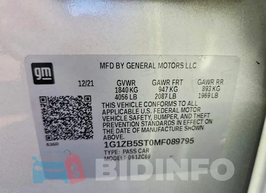 1G1ZB5ST0MF089795 Photo# 13