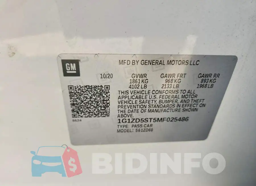 1G1ZD5ST5MF025486 Photo# 12