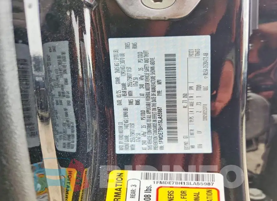 1FMDE7BH1SLA55987 Photo# 13