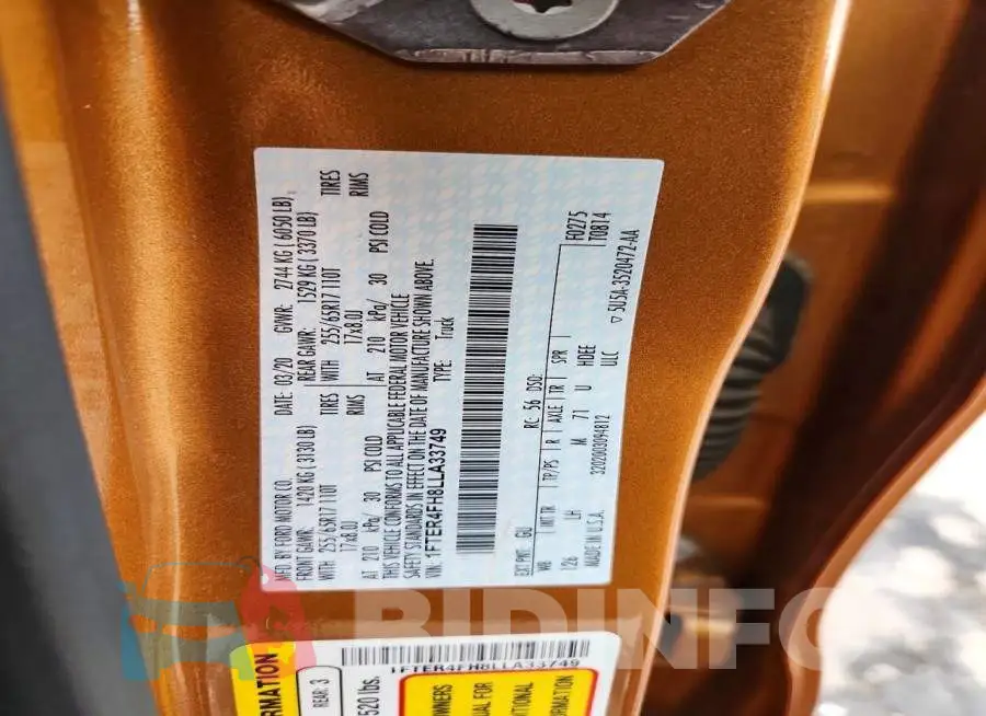 1FTER4FH8LLA33749 Photo# 12