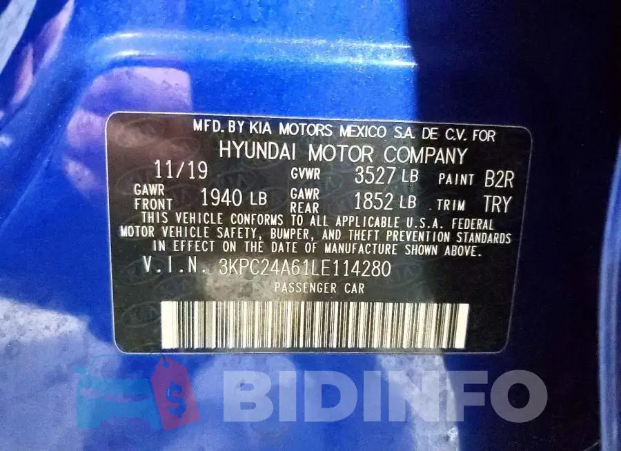 3KPC24A61LE114280 Photo# 13