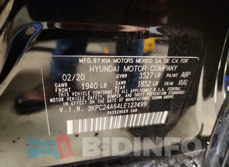 3KPC24A64LE122499 Photo# 13