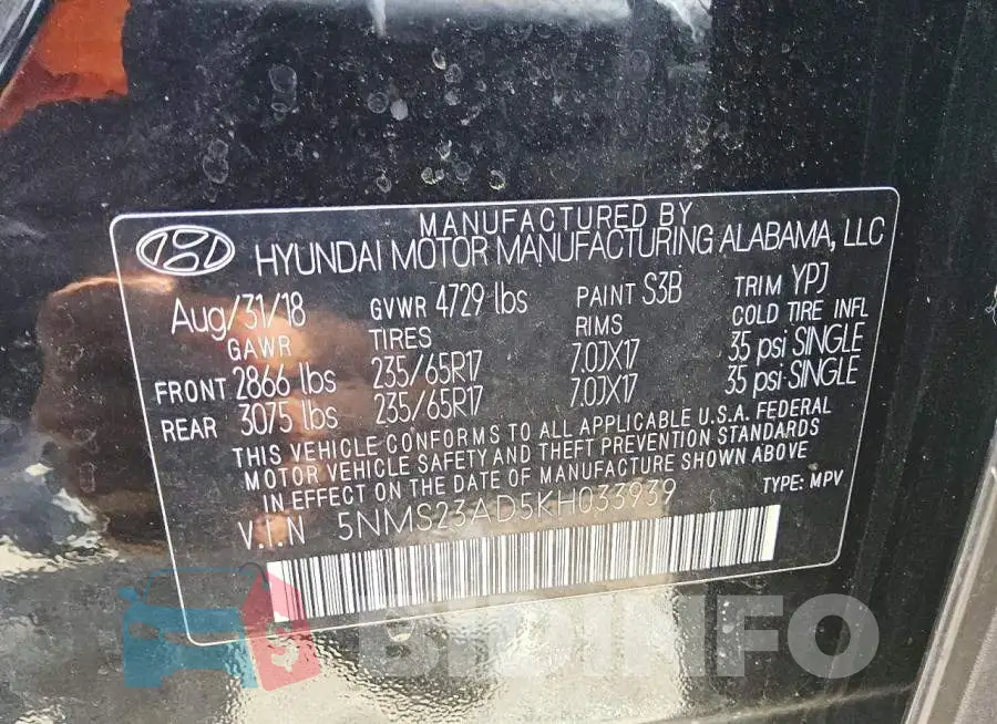 5NMS23AD5KH033939 Photo# 12