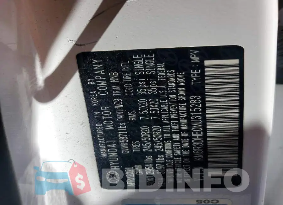 KM8R3DHE0MU315283 Photo# 13