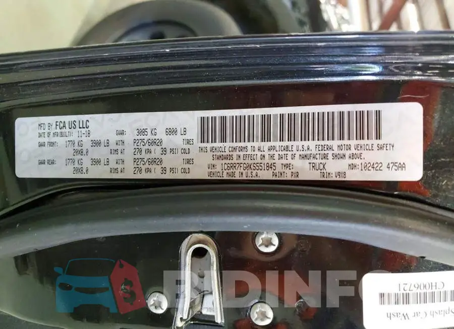 1C6RR7FG0KS551845 Photo# 13