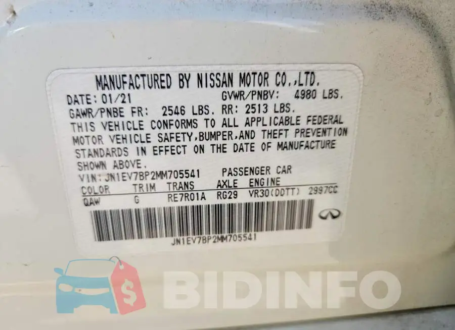 JN1EV7BP2MM705541 Photo# 12