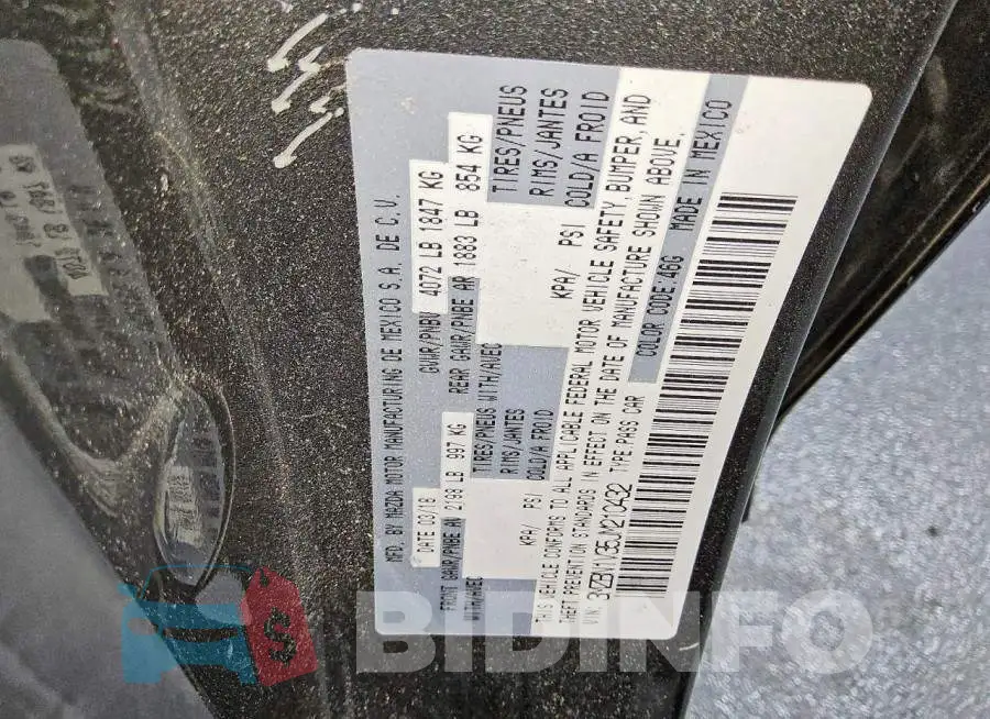 3MZBN1V35JM210432 Photo# 12