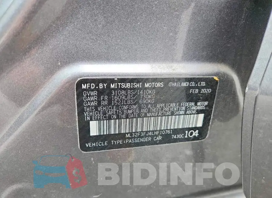 ML32F3FJ4LHF10761 Photo# 12