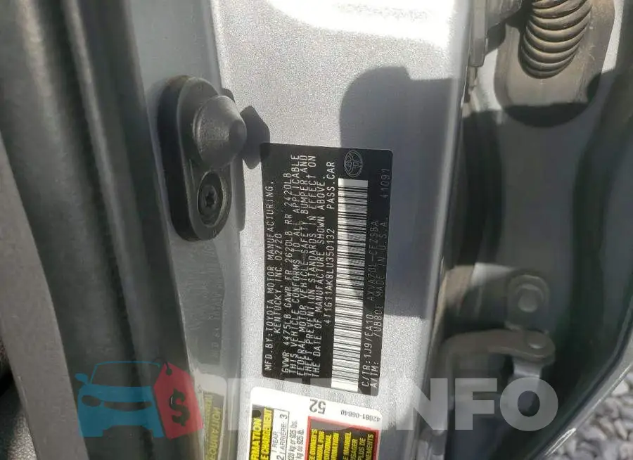 4T1G11AK8LU350132 Photo# 12