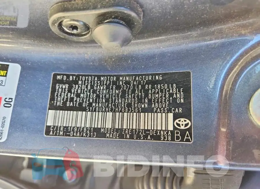 5YFBURHE7HP683561 Photo# 12