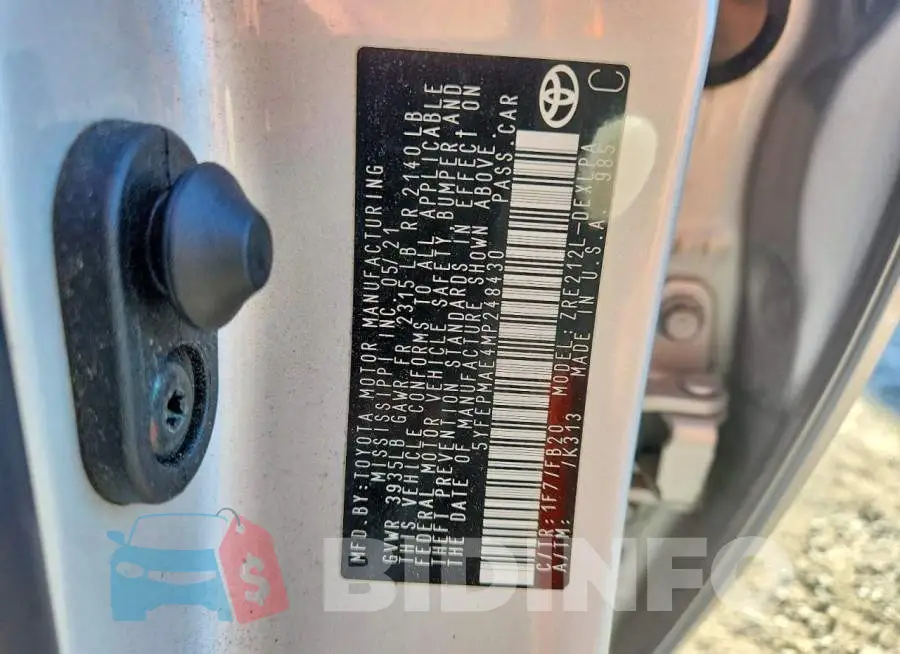 5YFEPMAE4MP248430 Photo# 12