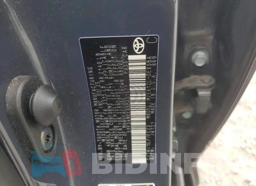 5YFS4MCEXSP231671 Photo# 12