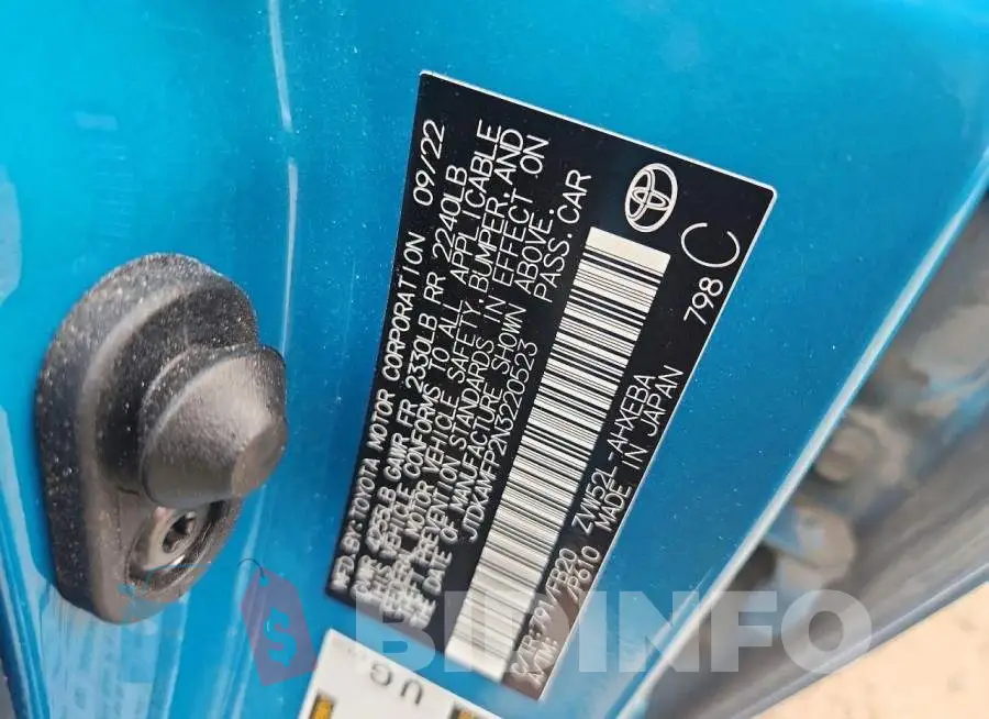JTDKAMFP2N3220523 Photo# 12