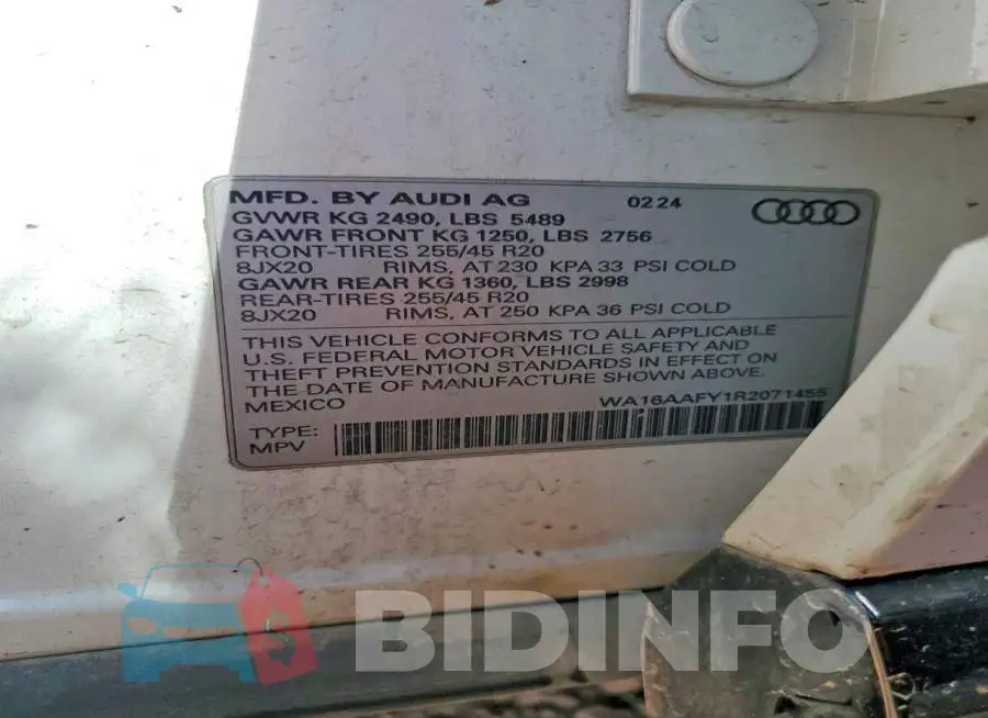 WA16AAFY1R2071455 Photo# 13
