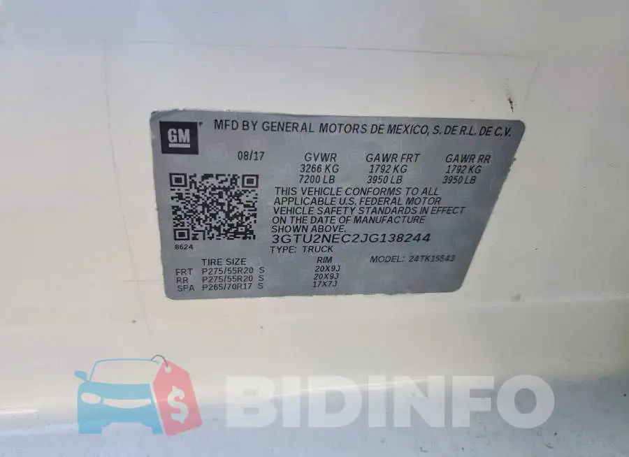 3GTU2NEC2JG138244 Photo# 12