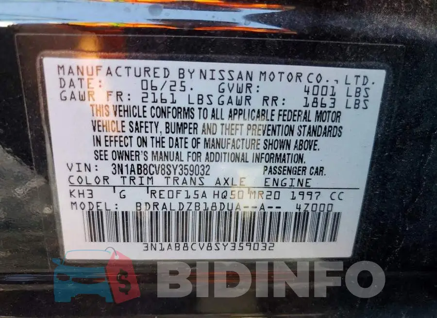 3N1AB8CV8SY359032 Photo# 12