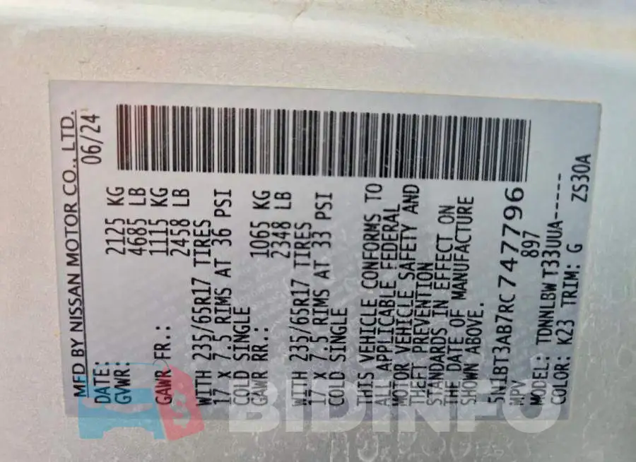 5N1BT3AB7RC747796 Photo# 14
