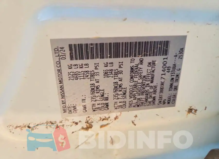 5N1BT3BBXRC714001 Photo# 13