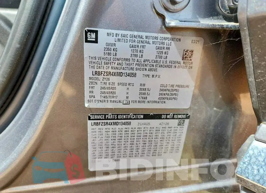 LRBFZSR4XMD134058 Photo# 13