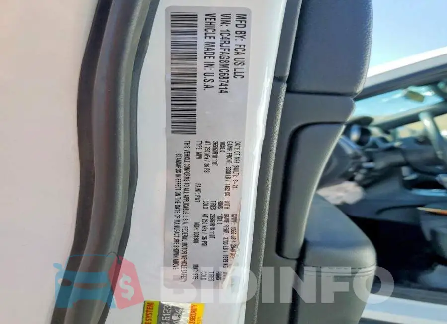 1C4RJFAG8MC687414 Photo# 13