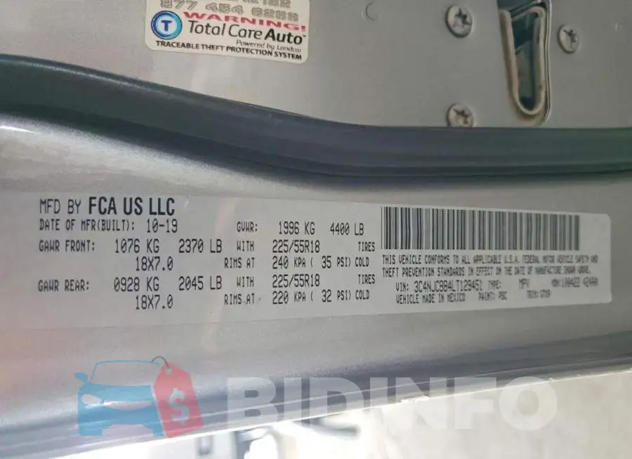 3C4NJCBB4LT129451 Photo# 12
