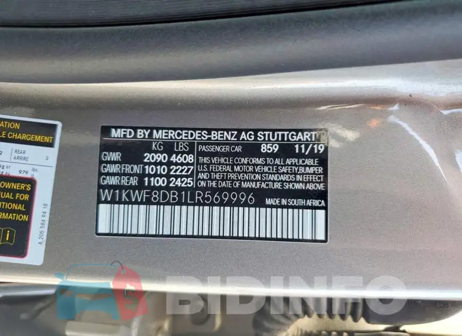 W1KWF8DB1LR569996 Photo# 12