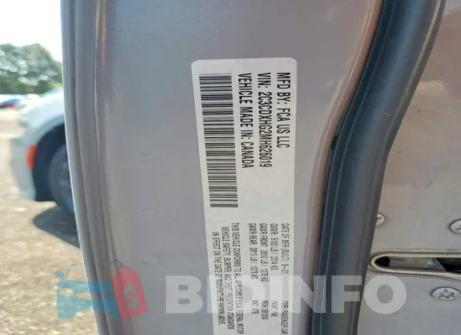 2C3CDXHG2MH626019 Photo# 12