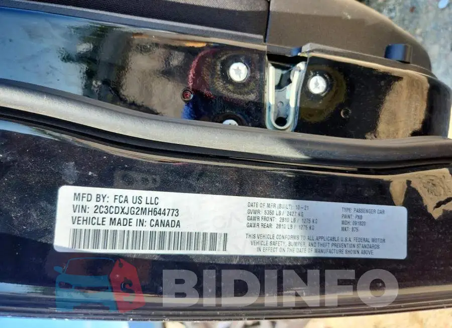 2C3CDXJG2MH644773 Photo# 13