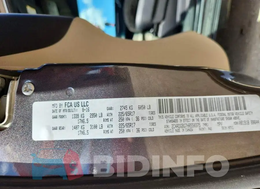 2C4RDGBG7HR550375 Photo# 14