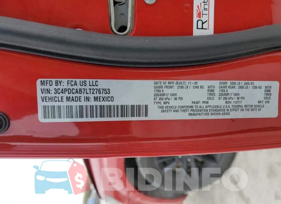 3C4PDCAB7LT276753 Photo# 14