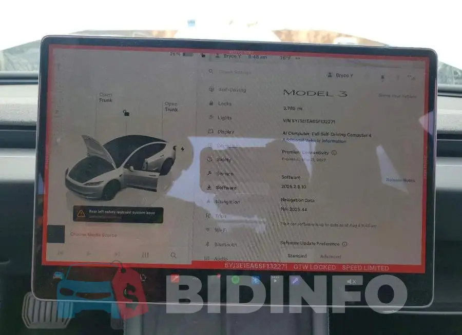 5YJ3E1EA6SF132271 Photo# 9