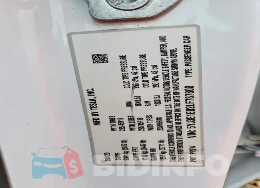 5YJ3E1EB2LF787800 Photo# 12