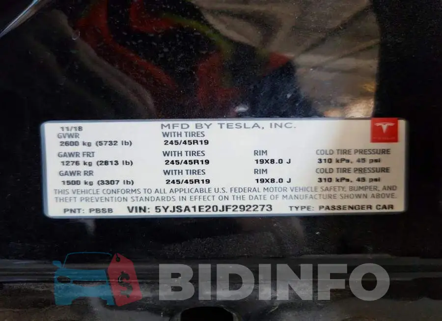 5YJSA1E20JF292273 Photo# 13