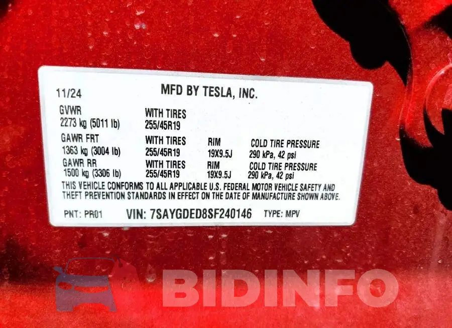 7SAYGDED8SF240146 Photo# 12