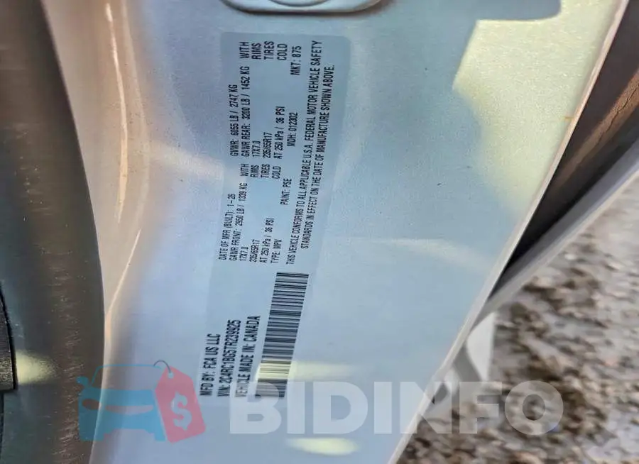 2C4RC1BG5TR239925 Photo# 13