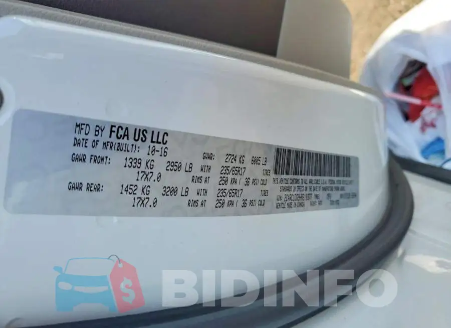 2C4RC1DG9HR610377 Photo# 13