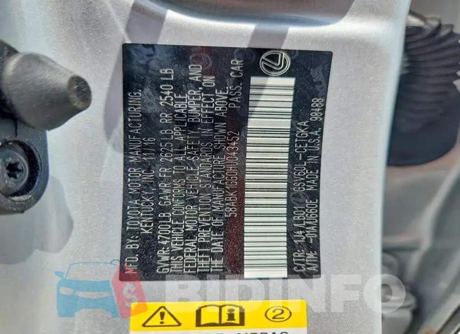 58ABK1GG0HU043452 Photo# 13