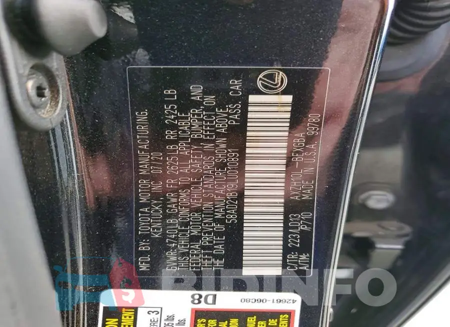58AD21B19LU010891 Photo# 12