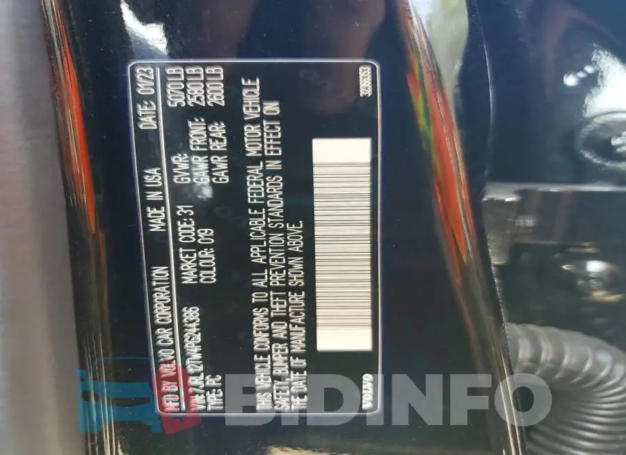 7JRL12TW4PG244386 Photo# 12