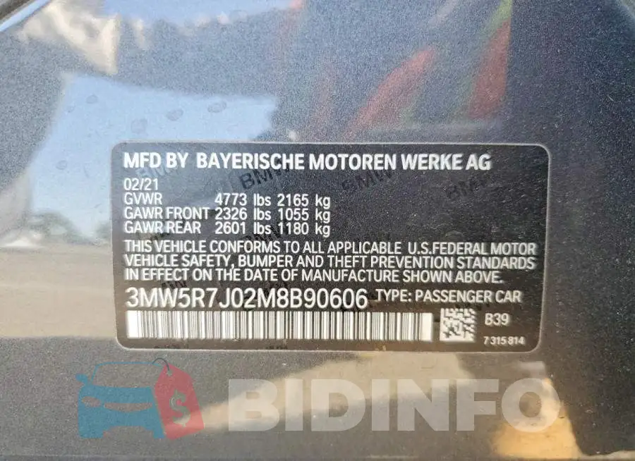 3MW5R7J02M8B90606 Photo# 12