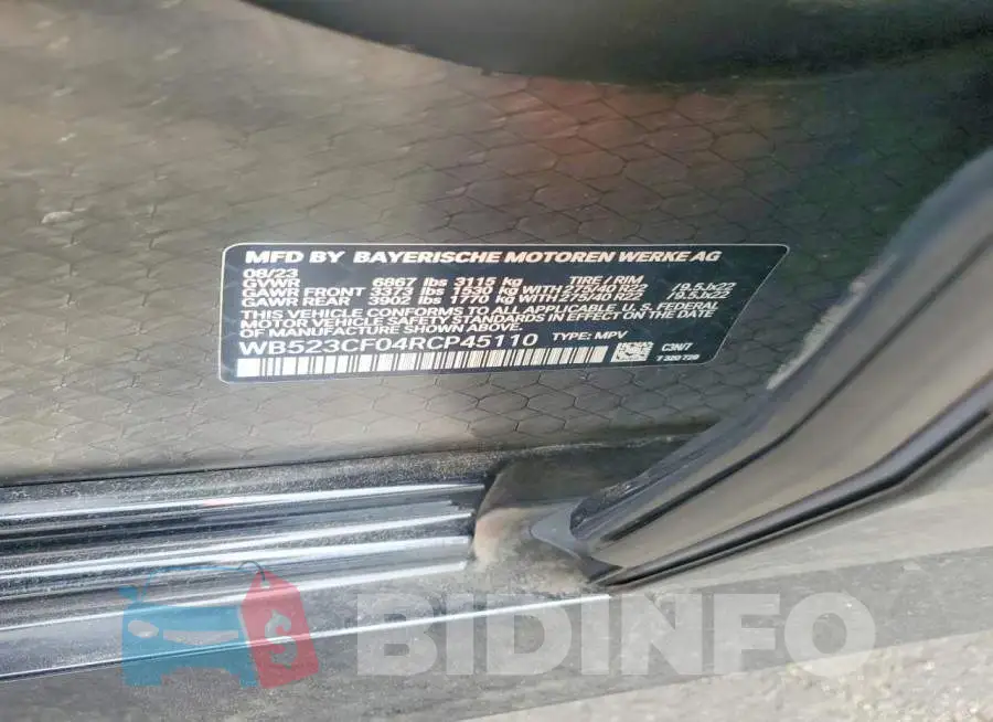 WB523CF04RCP45110 Photo# 14