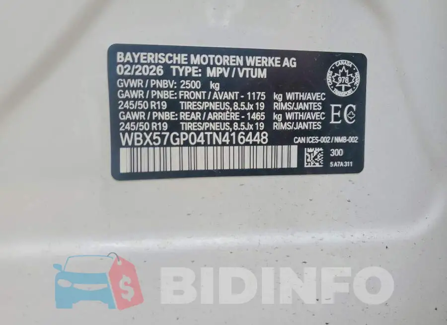 WBX57GP04TN416448 Photo# 13