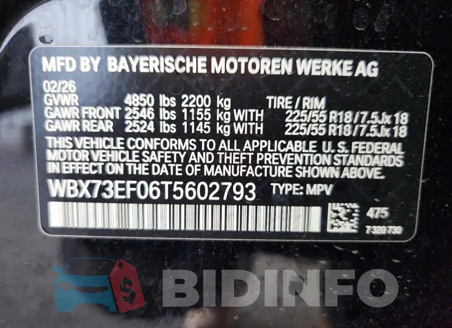 WBX73EF06T5602793 Photo# 13