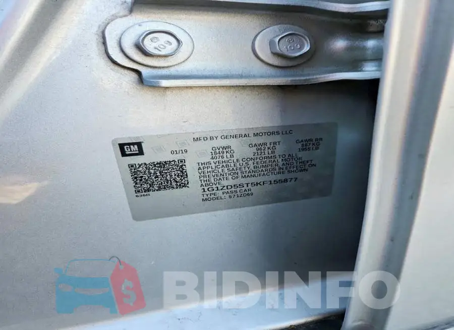 1G1ZD5ST5KF155877 Photo# 12